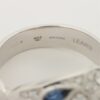 Bvlgari Serpenti diamond Sapphire rings 750(WG) 8.1g4
