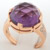 Bvlgari Parentesi Cocktail Amethyst diamond rings 750