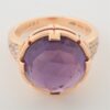 Bvlgari Parentesi Cocktail Amethyst diamond rings 7502