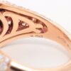 Bvlgari Pink sapphire diamond rings 750 5