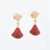 Bvlgari Diva Dream Carnelian diamond Piercing jewelry 750(PG) 5.4g2