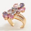 Bvlgari Sapphire Flower Sapphire diamond rings 7501