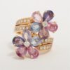 Bvlgari Sapphire Flower Sapphire diamond rings