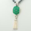 Cartier Chalcedony Hematite Necklace 750(WG) Total 84.7g2