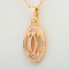 Cartier Logo Double C diamond Necklace