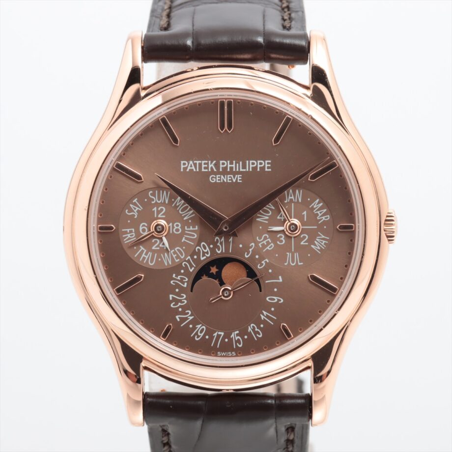 Patek Philippe Grand Complication 5140R-001 RG x leather AT Brown-Face