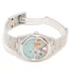 Rolex 124300 4355C4Q4 SS AT Turquoise dial Extra Link 2 Oyster Perpetual celebration5