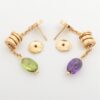 Bvlgari B.Zero 1 element Amethyst Peridot Piercing jewelry 7504
