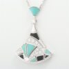 Bvlgari Diva Dream Turquoise Onyx Necklace 750(WG) 11.4g diamond