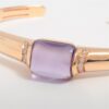 Bvlgari Muza Amethyst diamond Bracelet 750(PG) 23.5g3