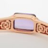 Bvlgari Muza Amethyst diamond Bracelet 750(PG) 23.5g4