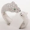 Cartier Panthère diamond Emerald rings