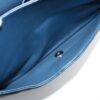 Chanel Big Matelasse Caviarskin Double flap Double chain bag Navy blue Silver Metal fittings6