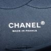 Chanel Big Matelasse Caviarskin Double flap Double chain bag Navy blue Silver Metal fittings8