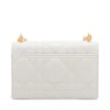 Christian Dior Cannage Caro Leather Chain shoulder bag White2