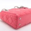 Christian Dior Cannage Lady Dior Ram leather 2way handbag Pink4