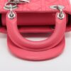 Christian Dior Cannage Lady Dior Ram leather 2way handbag Pink5