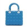 Christian Dior Lady Dior Cannage Leather 2way handbag Blue02