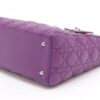 Christian Dior Lady Dior Cannage Leather 2way handbag Purple3