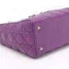 Christian Dior Lady Dior Cannage Leather 2way handbag Purple4