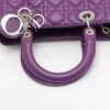 Christian Dior Lady Dior Cannage Leather 2way handbag Purple5