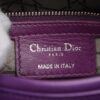 Christian Dior Lady Dior Cannage Leather 2way handbag Purple7