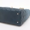 Christian Dior Lady Dior Cannage Leather Hand bag Blue3