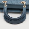 Christian Dior Lady Dior Cannage Leather Hand bag Blue5