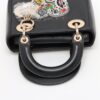 Christian Dior Lady Dior Leather 2way handbag Black5