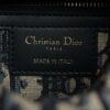 Christian Dior Lady Dior wicker Straw x canvas 2way handbag Beige open papers7