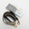 Christian Dior Lady Dior wicker Straw x canvas 2way handbag Beige open papers8