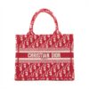 Christian Dior Mini book tote canvas Tote bag Red
