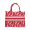 Christian Dior Mini book tote canvas Tote bag Red2