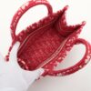 Christian Dior Mini book tote canvas Tote bag Red5