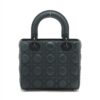 Christian Dior My Lady Dior Cannage Leather 2way handbag Black2