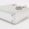 Christian Dior My Lady Dior Cannage Leather 2way handbag Silver3