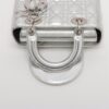 Christian Dior My Lady Dior Cannage Leather 2way handbag Silver4