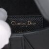Christian Dior Saddle Bag Leather Hand bag Black5