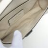 Christian Dior Saddle Bag Leather Hand bag White4