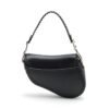 Christian Dior Saddle Bag Leather Shoulder bag Black2