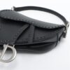 Christian Dior Saddle Bag Leather Shoulder bag Black3