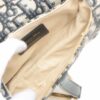 Christian Dior Trotter Saddle Bag Canvas & leather Hand bag Navy blue5