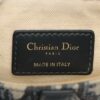Christian Dior Trotter Saddle Bag Canvas & leather Hand bag Navy blue