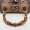 Gucci Bamboo 1947 small Canvas & leather 2way handbag Brown 6757975
