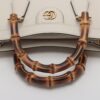 Gucci Bamboo Diana Leather 2way handbag Beige 6601955