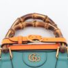 Gucci Bamboo Diana Leather 2way handbag Blue5