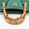 Gucci Bamboo Diana Leather 2way handbag Green5