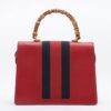Gucci Bamboo Leather 2way handbag Red2