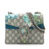 Gucci GG Blooms Dionysus PVC x suede Chain shoulder bag Beige