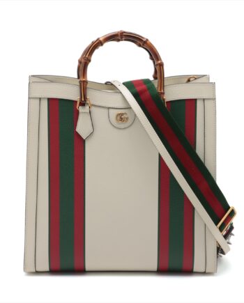 Gucci Ophidia Diana Leather 2way handbag Beige
